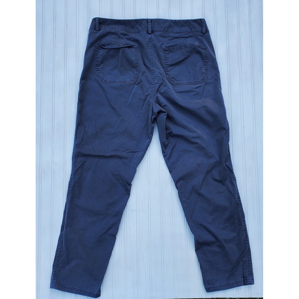 Loft Pants Womens Size 10 Gray Straight Leg Chino Cotton Stretch Casual Workwear - Picture 9 of 9